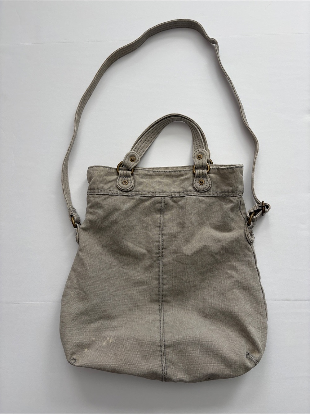 Vintage Old Navy Canvas Shoulder Crossbody Bag 2009 Utility Style - Picture 3 of 12
